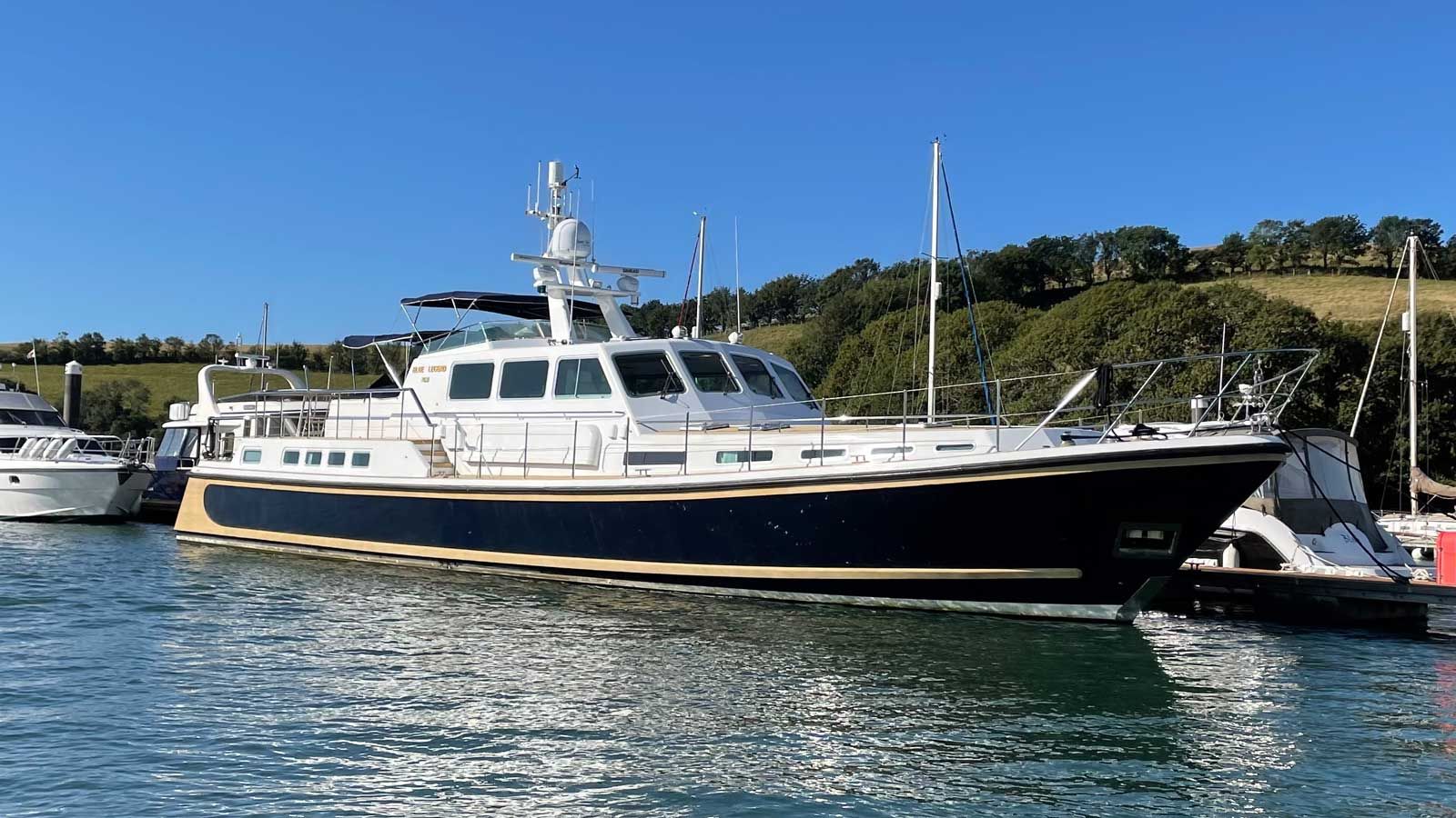 Nelson motor yacht Blue Legend for sale